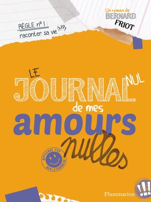 cover image of Le journal nul de mes amours nulles